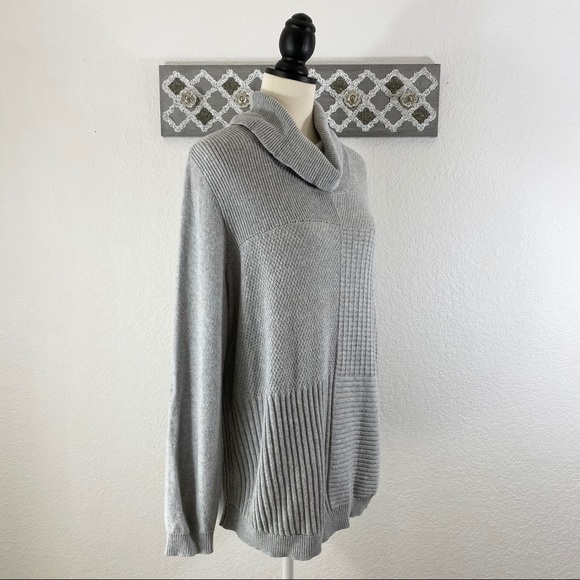 Chico’s Cowl Neck Sweater, Size 3 (XL/16) - Picture 4 of 9